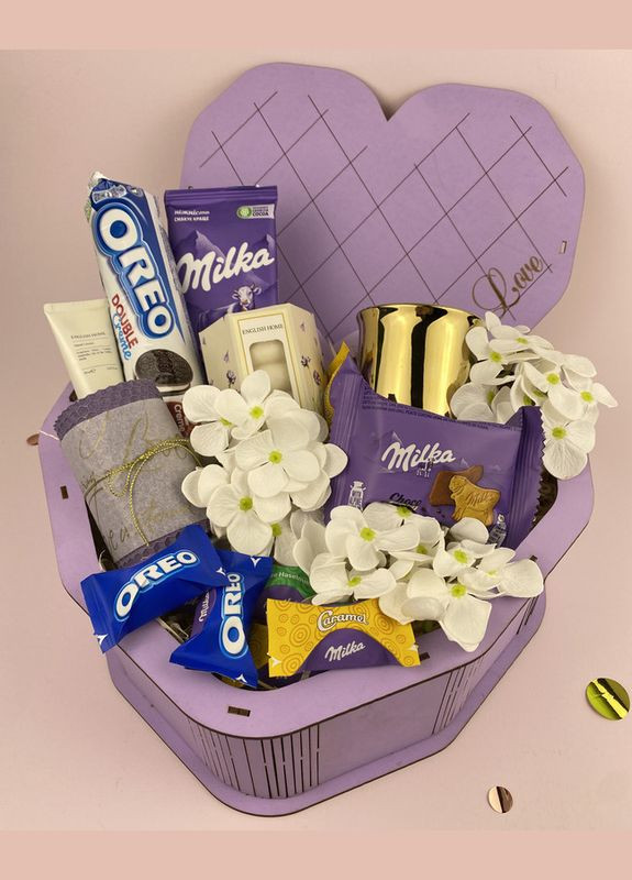 Подарунковий набір Purple dreams дівчині, мамі, сестрі,подрузі, коханій на день народження, свято, річницю (8-0612) Кукумбер (297743580)