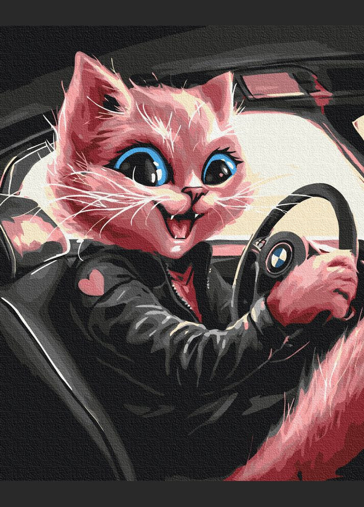 Картина за номерами "Сучасна киця © Маріанна Пащук" 40х50 см Brushme (366300301)