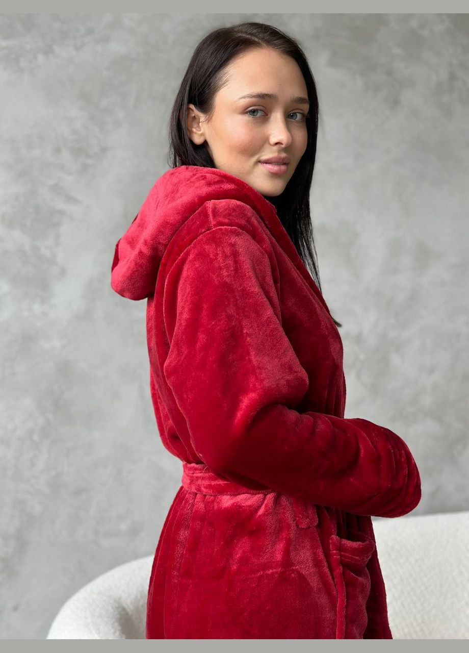 Мʼякий плюшевий халат з капюшоном Vakko (311504353)