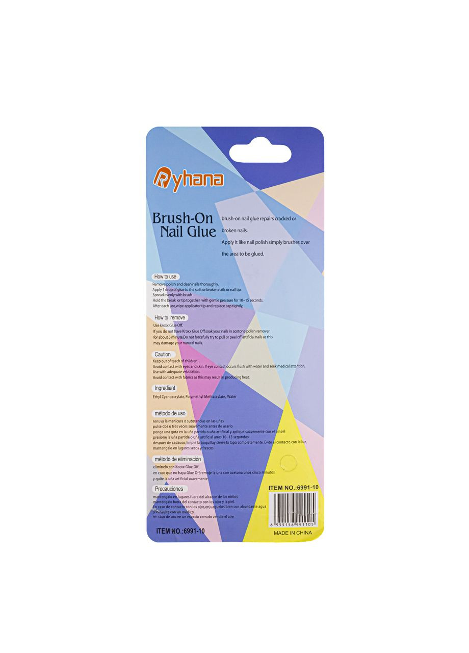 Клей для ногтей Nail Glue с кисточкой 10 г No Brand (322872199)