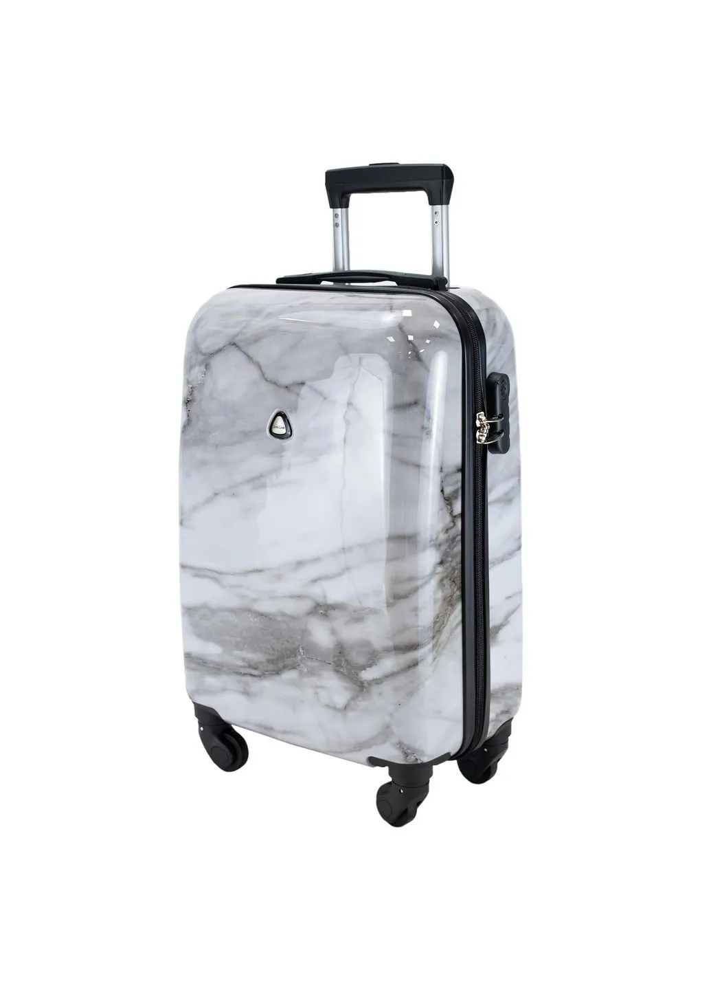 Чемодан 20" (S) White Marble (T5731-1) Semi Line (393185232)