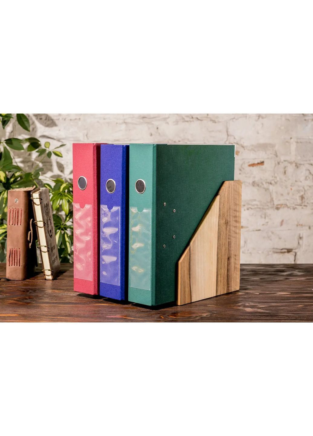 Деревянная подставка для папок и документов на 3 секции Handmade EF-6.1 (366666057)