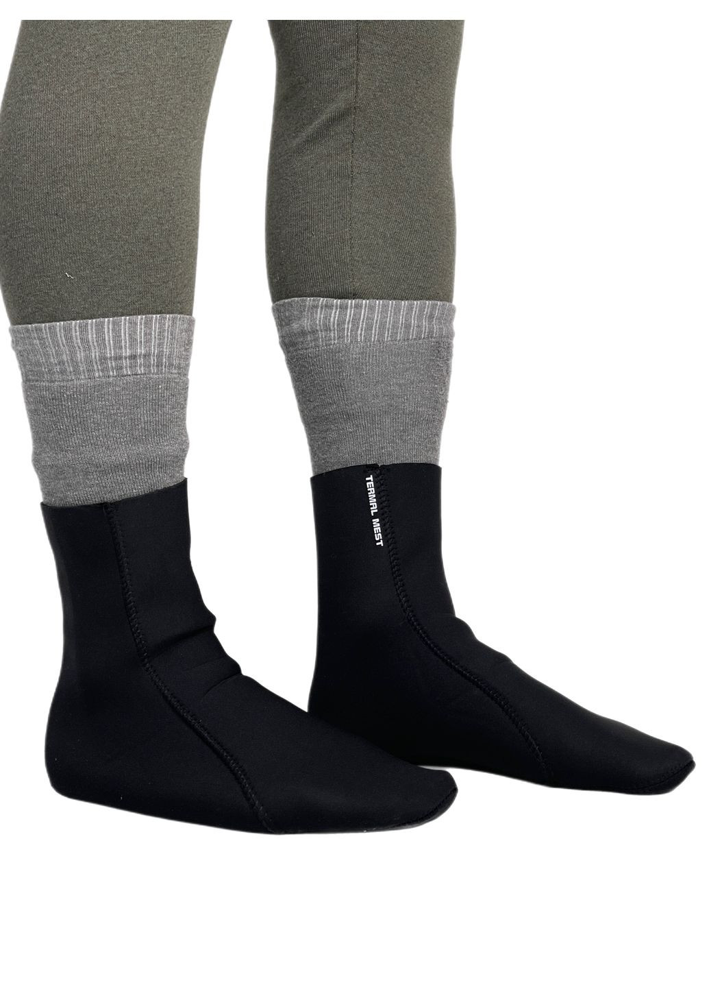 Термошкарпетки Thermal Mest чоловічі чорні /без змійки No Brand (314540168)