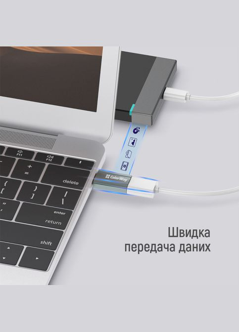 Адаптер переходник Colorway USB-A to Type-C (CW-AD-AC) Cablexpert (339086136)