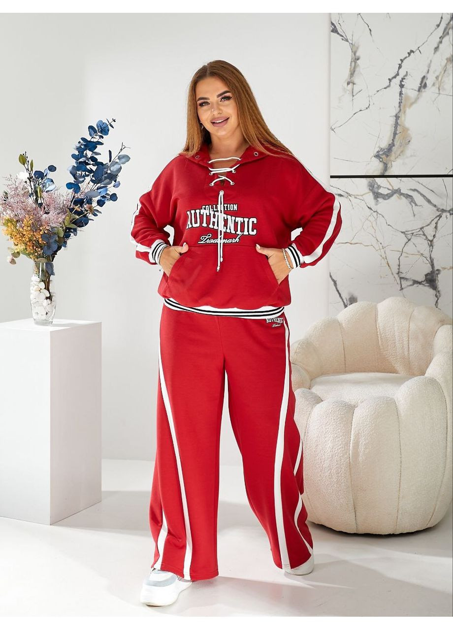 Костюм прогулочный трехнить петля брюки палаццо и кофта Україна (353309209)