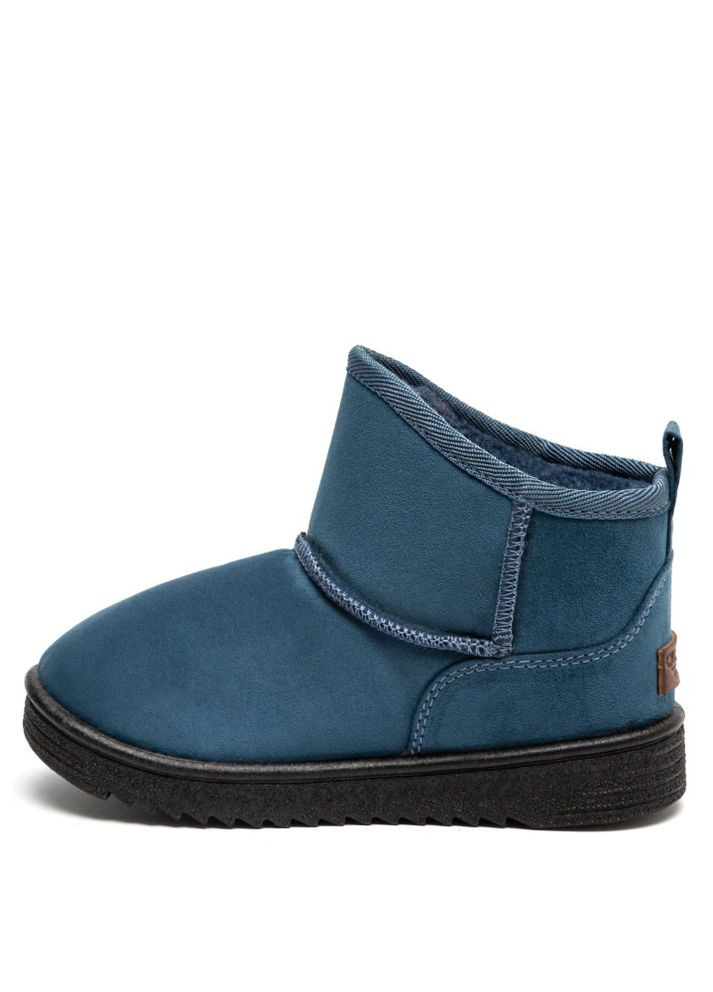 Голубые угги детские укороченые brook синие Oldcom