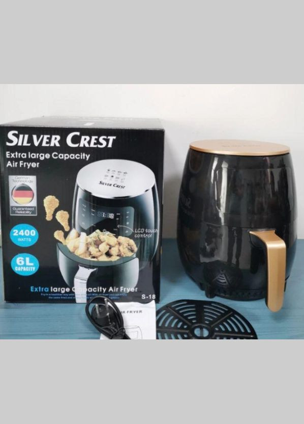 Фритюрниця електрична S 18/Аерофритюрниця/Фритюрниця без олії — об'єм 6 л 2400 Silver Crest (334844608)