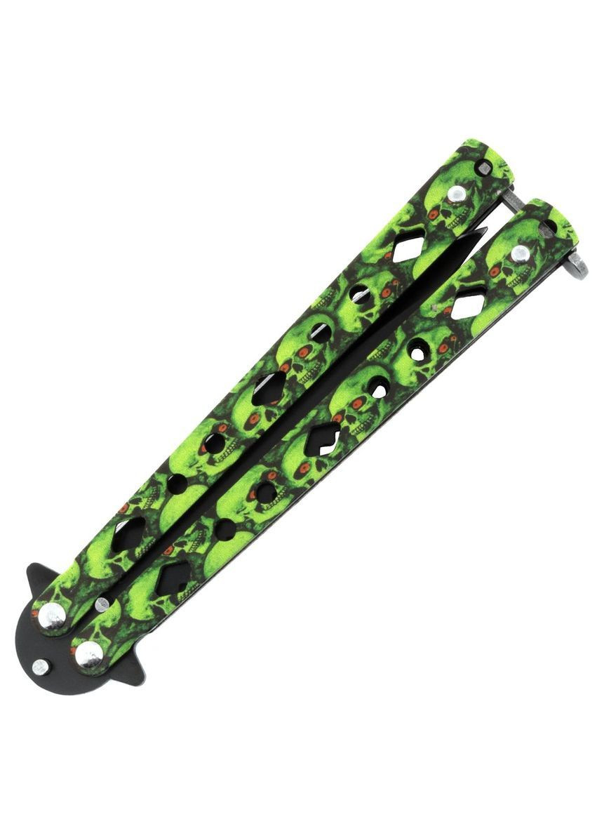 Нож-бабочка K20GR Зеленый Тотем (367581484)