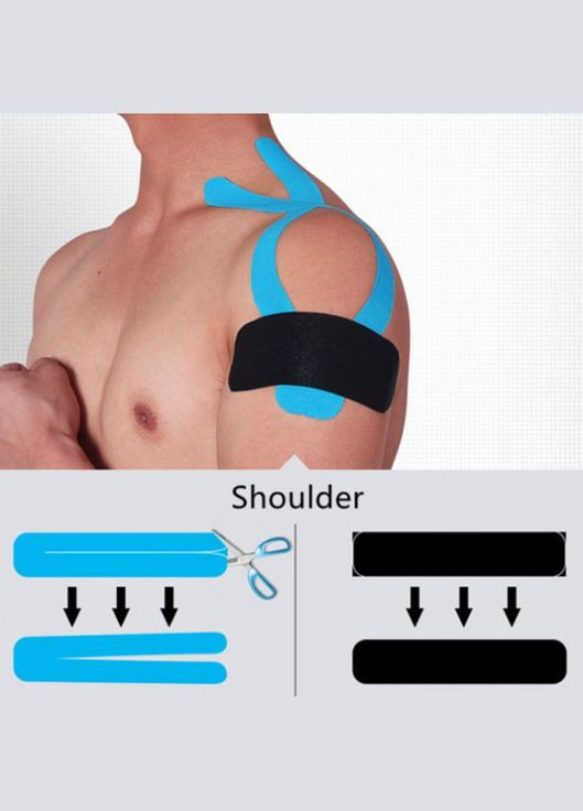 Тейп Кінезіо 5 см, кінезіологічна стрічка Kinesiology Tape, 5 см, фіолетовий No Brand (346048679)