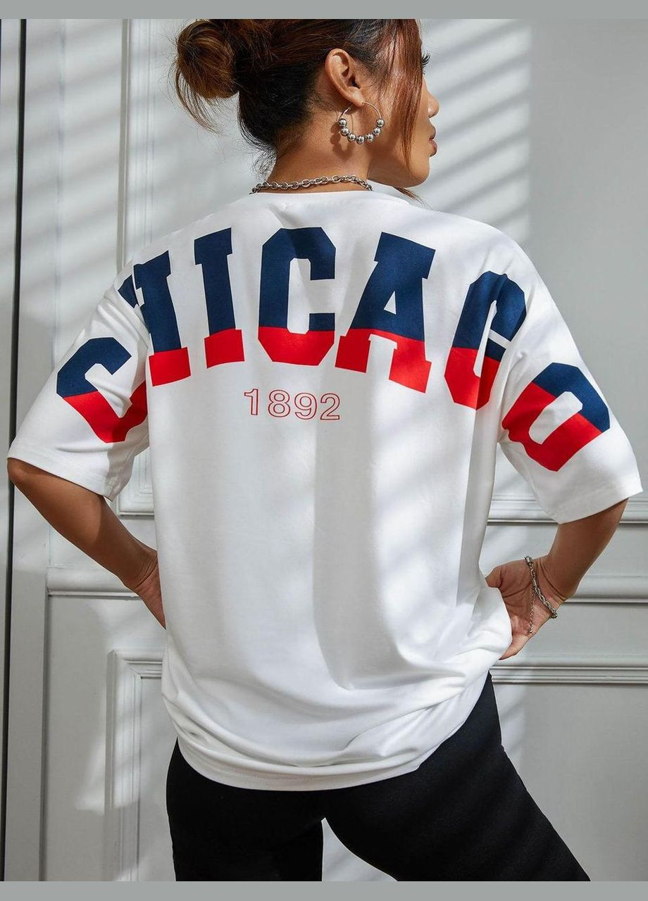 Футболка жіноча з принтом Біла 2664081947 No Brand - (342398463)