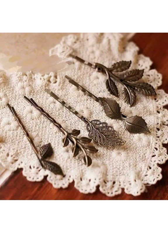 Заколки шпильки для волосся вінтажні 5 шт, невидимки для волосся Ельфійський Ліс No Brand (370290350)