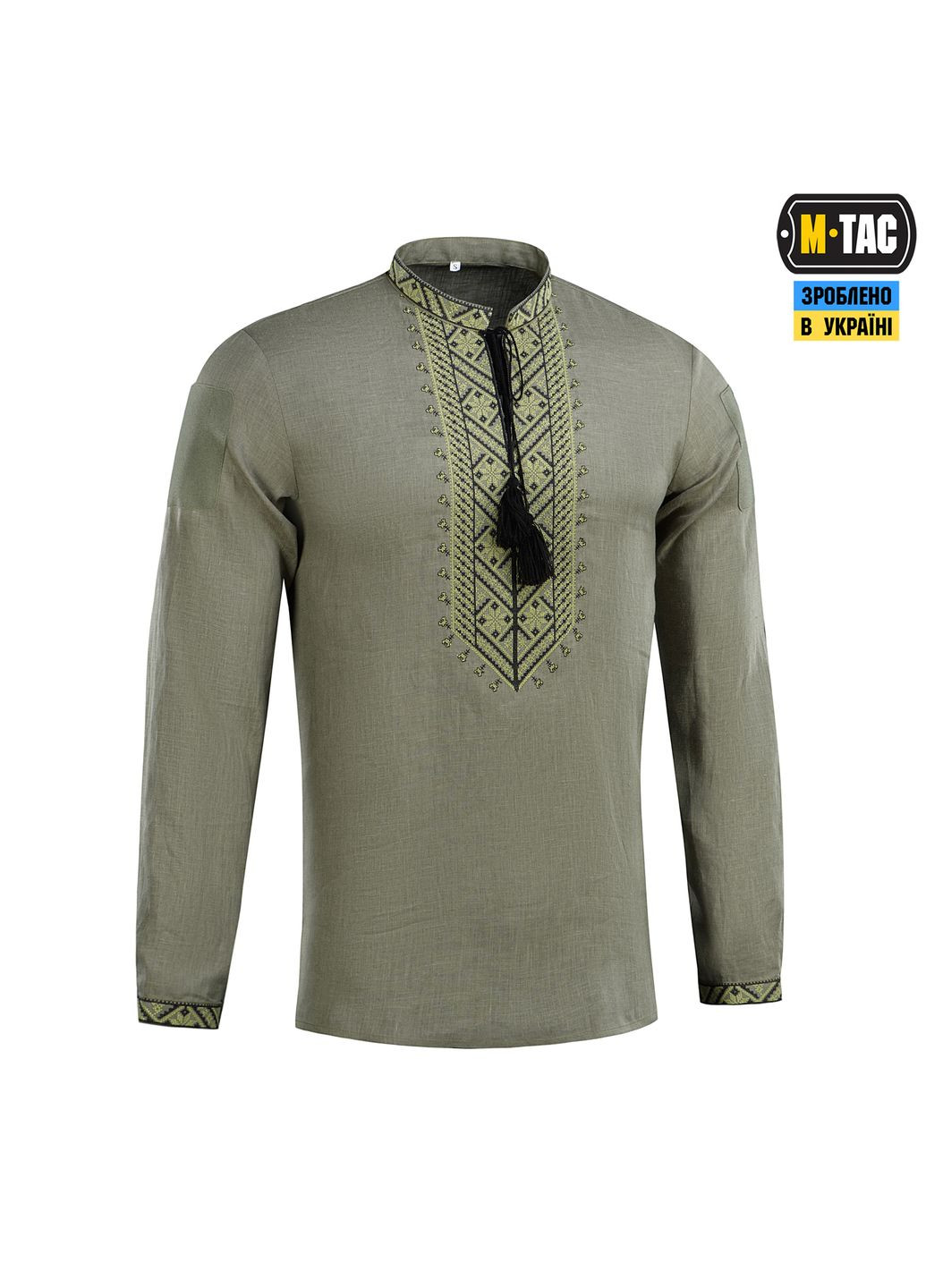 Вишиванка тактична 100% льон олива ( ) M-TAC (303414127)