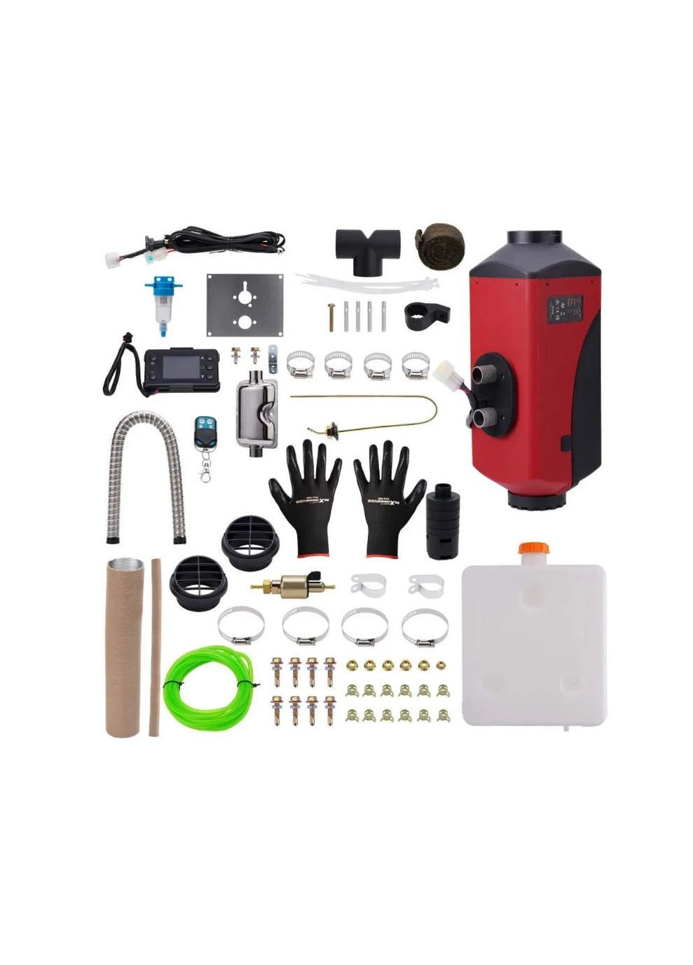 Автономный дизельный обогреватель 1F, бак 10л, мощность 5 кВт, отапливаемая площадь 40-150м2. MXR (360398447)