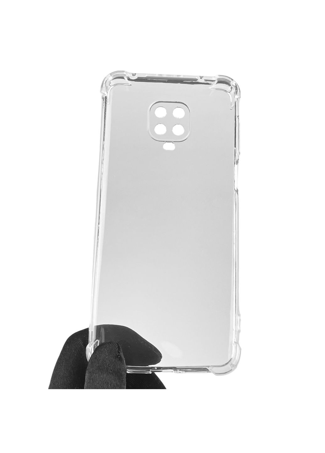 Чохол для Redmi Note 9 Pro з бронь кутами вище екрана протиударний на сяомі редмі нот 9 про прозорий Xiaomi (366022581)