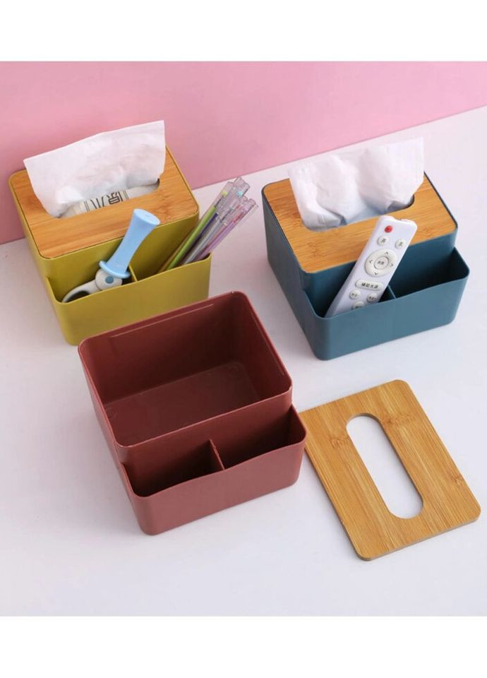 Диспенсер для салфеток 10773 15.5х10х16 см розовый No Brand (335883362)