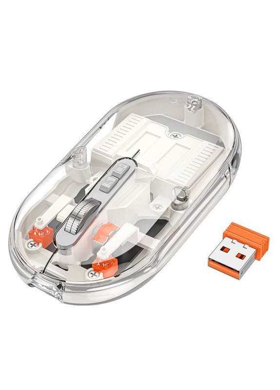 Мишка General dual-mode silent wireless mouse GM35 (battery version) |2.4G+BT, 800-1200-1600DPI Hoco (368903359)