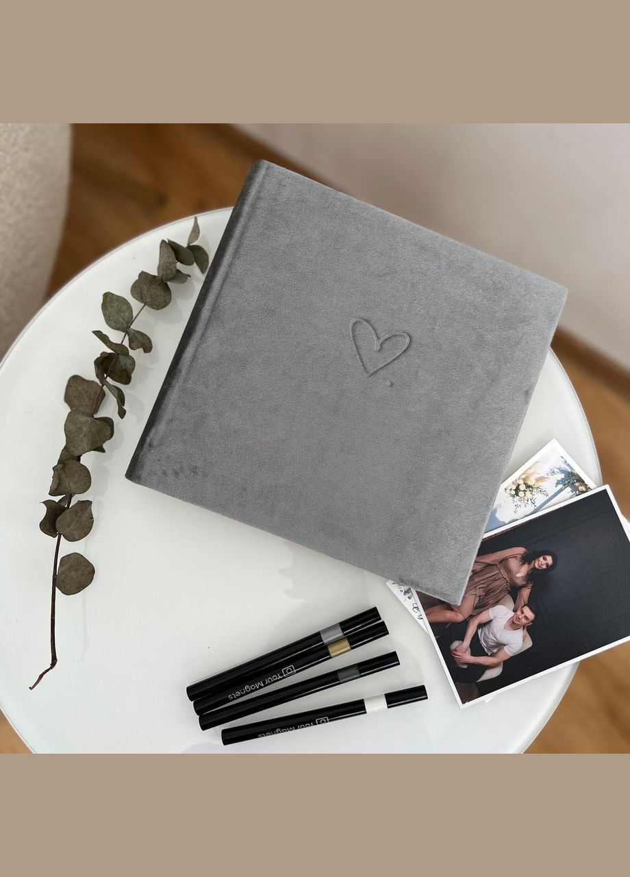 Фотоальбом на 200 фото велюровий | Ідеальний подарунок на весілля або річницю Your Magnets (338861521)