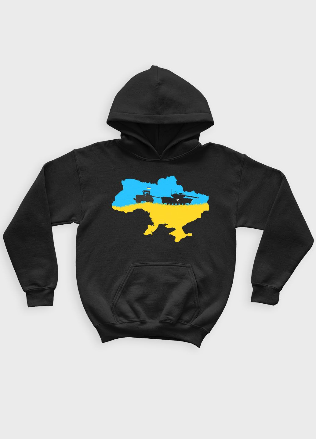 Худы с патриотическим принтом Карта Украины (HDKids-001-1-BL-005-1-007) Modno (290709014)