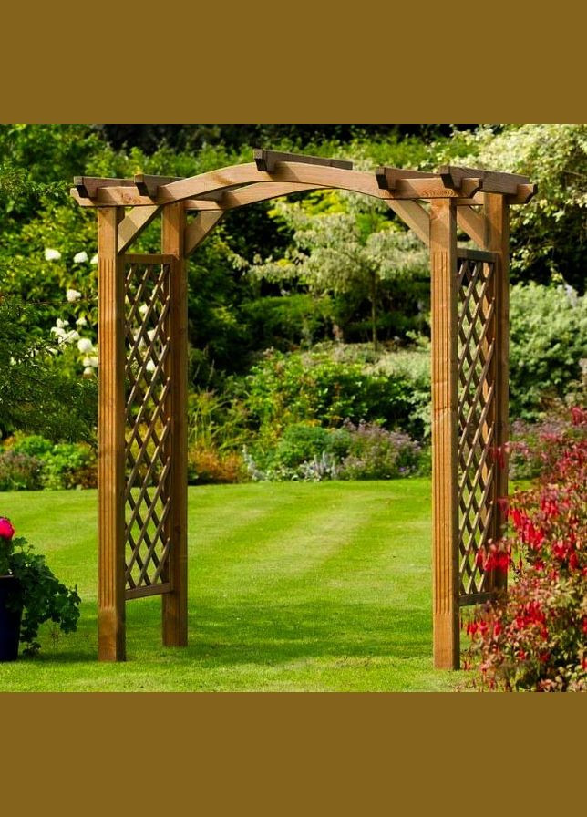 Пергола садова з дерева Копонг мускат (ПЕР-001507) No Brand (328960023)