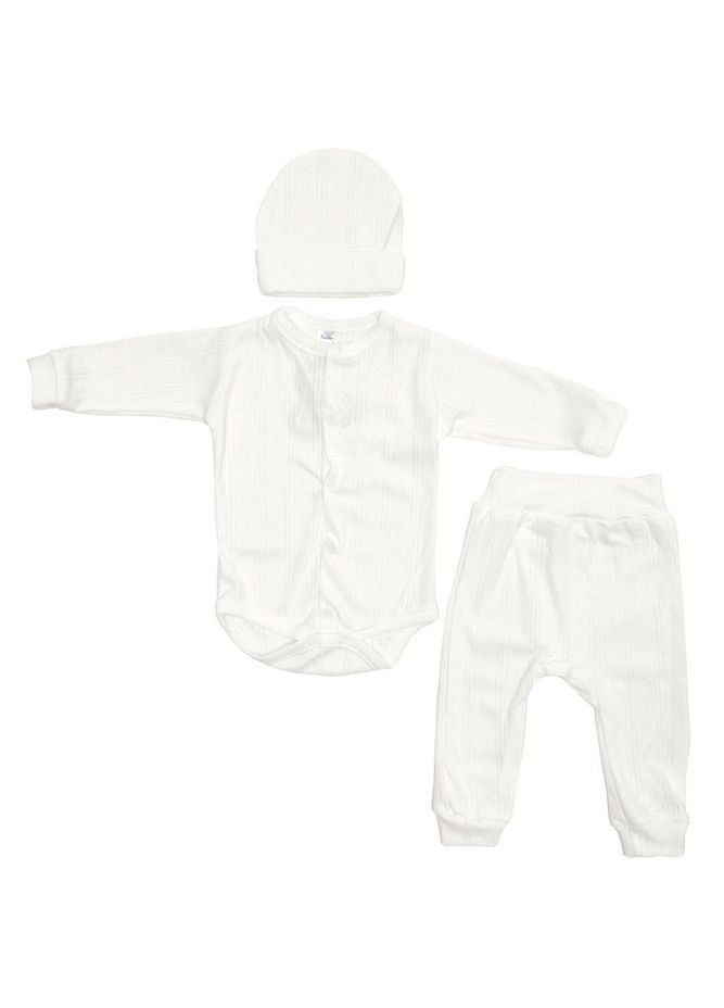 Білий комплект одягу softie, інтерлок, р.56, білий () Twins W-191-TS3-56-01