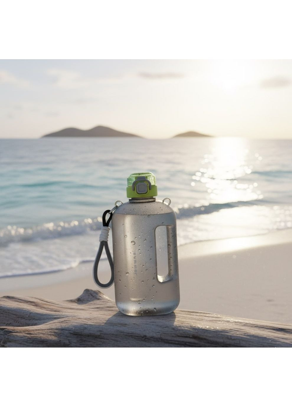 Пляшка SUMMER для води із BPA-free пластику 750 мл. Чорна матова No Brand (296101770)