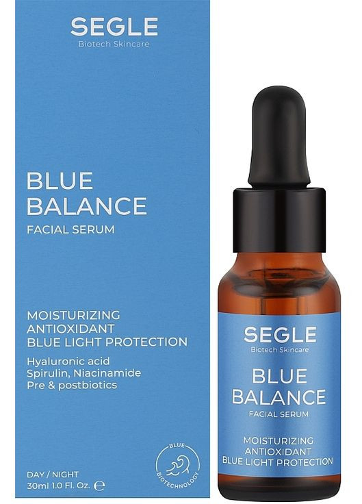 Зволожуюча сироватка для обличчя Blue Balance Facial Serum 30ml (1400115-24203812) Segle (368906887)