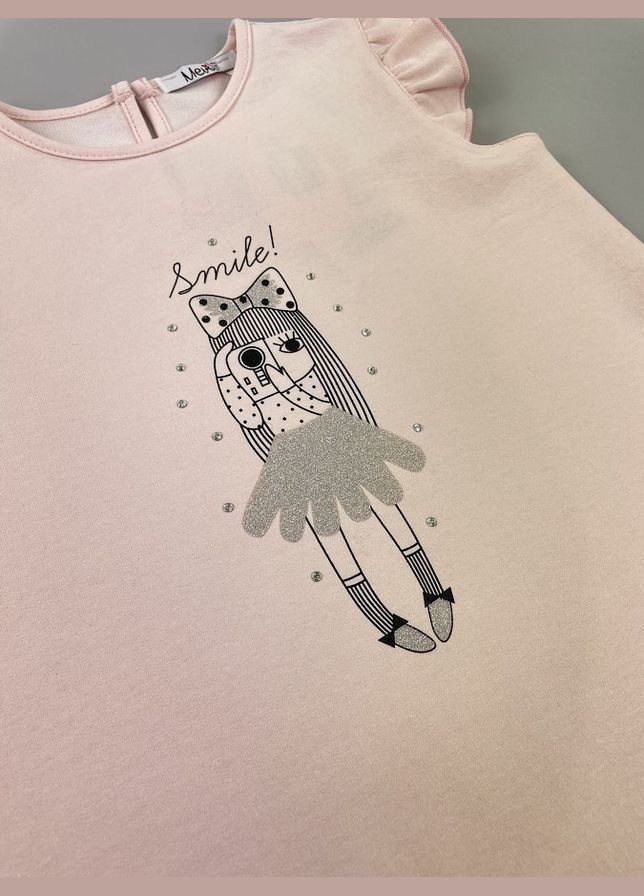 Розовое платье детское трикотажное Mevis (331485038)