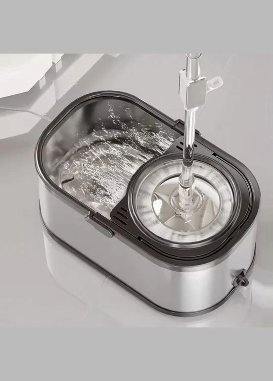 Швабра з віджимом та сталевим відром Y5S BASSFLY (311951978)