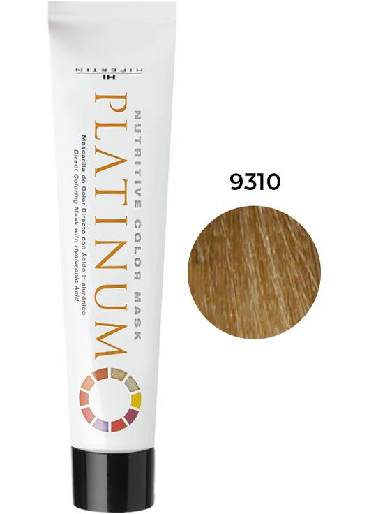 Тонуюча фарба-маска для волосся 9310 бежевий пісок Platinum, 100 мл Hipertin (335265000)