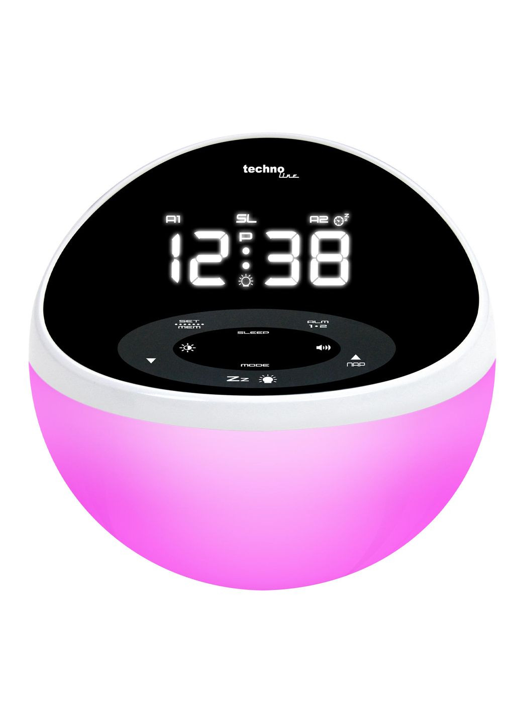 Часы настольные с радио WT500 Black/White (WT500) Technoline (315937388)