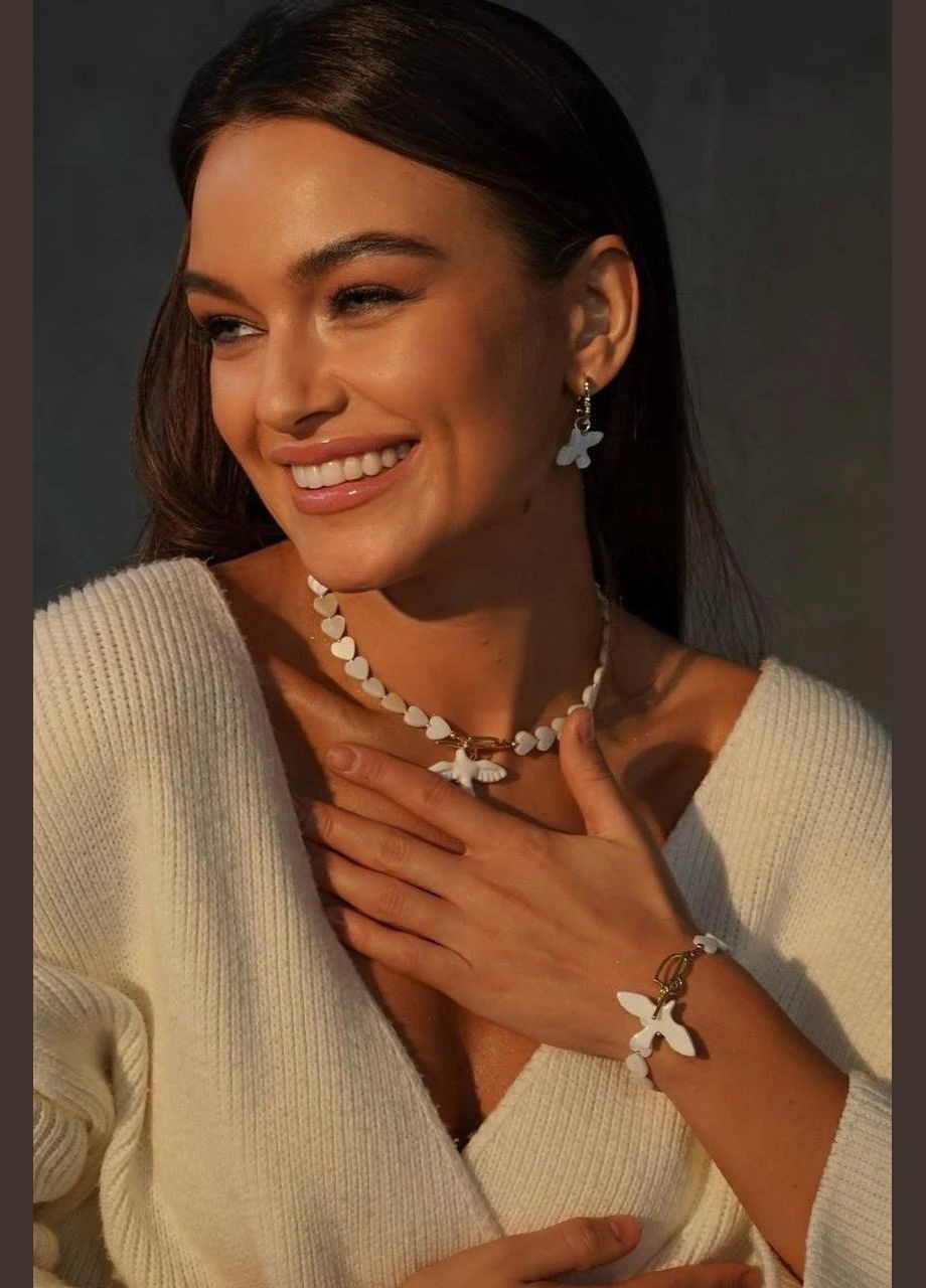 Колье "Сердечная Горлица" Le'Perle (312520004)