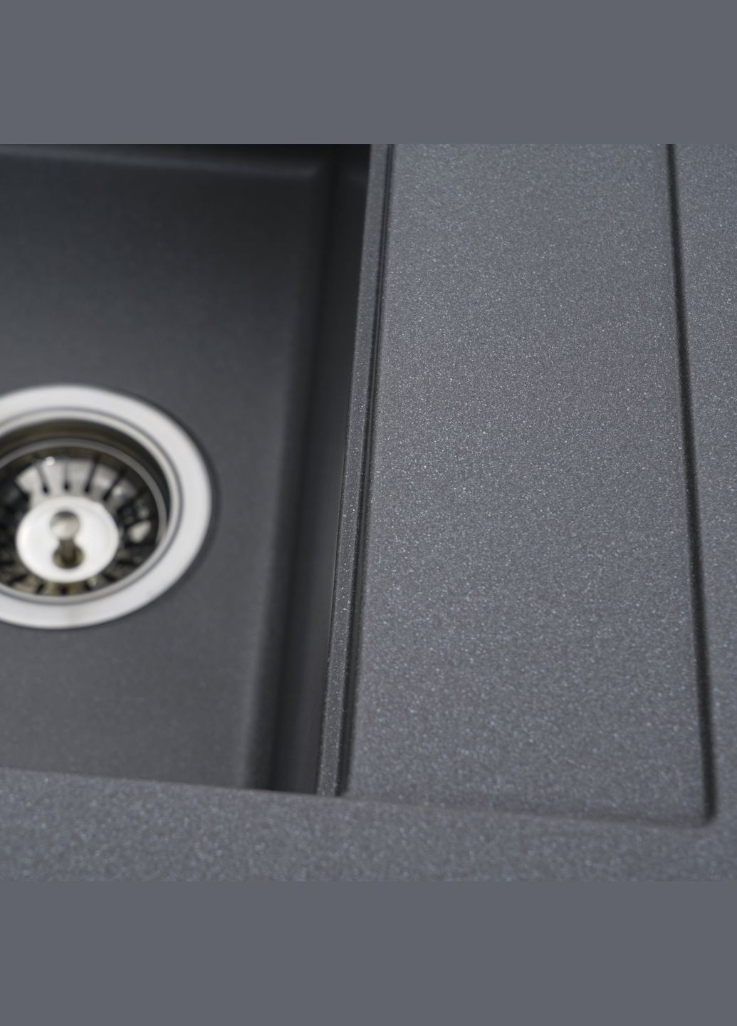 Гранитная мойка для кухни 5149 FIESTA матовая Серый муссон Platinum (269793895)