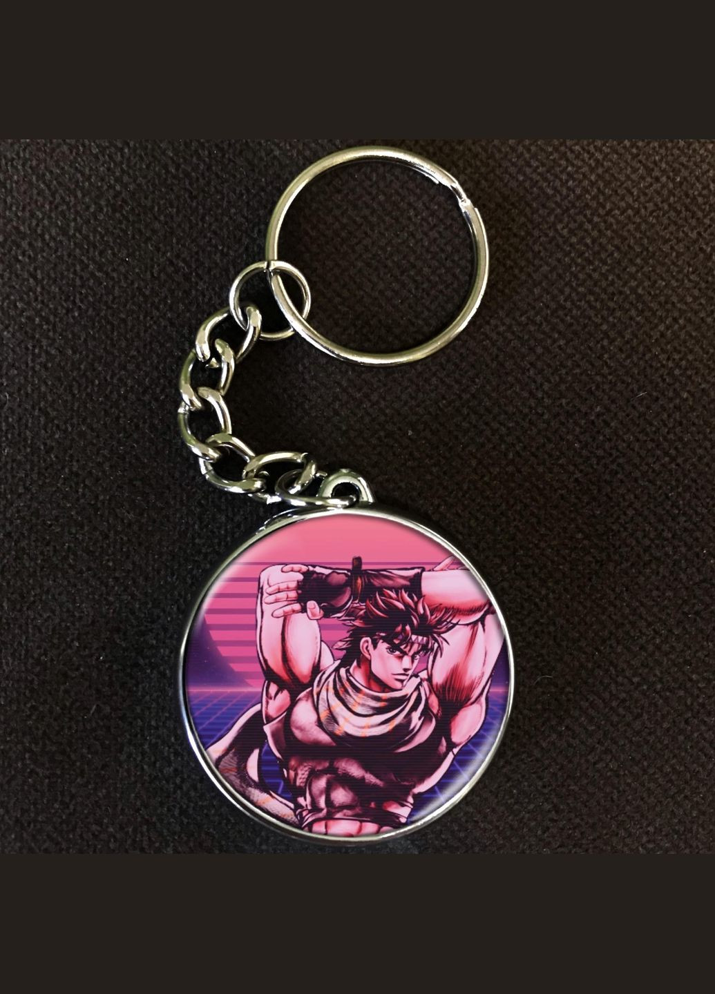 Брелок Аниме Невероятные приключения ДжоДжо #004 silver No Brand (327219564)