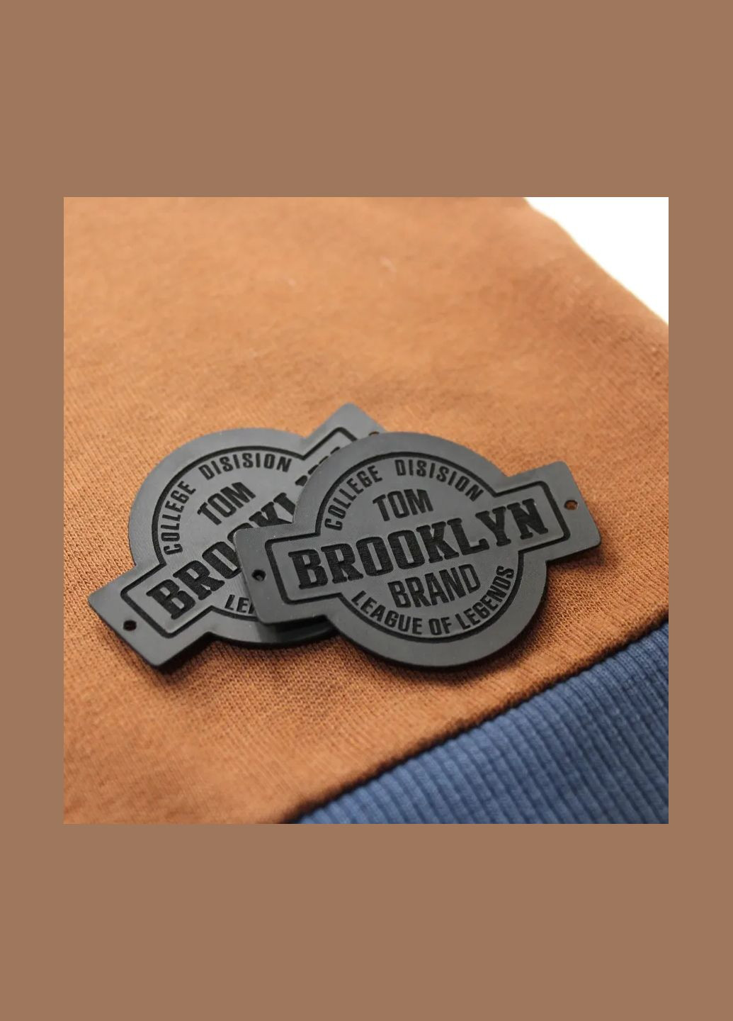 Нашивка "Brooklyn" черного цвета (1451) No Brand (335810790)