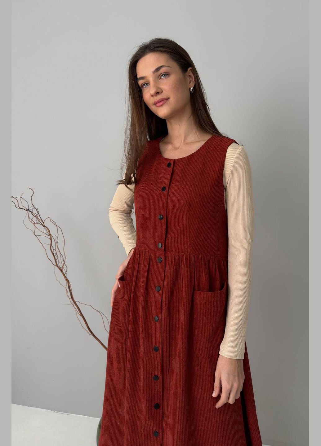 Теракотова сукня Nenka