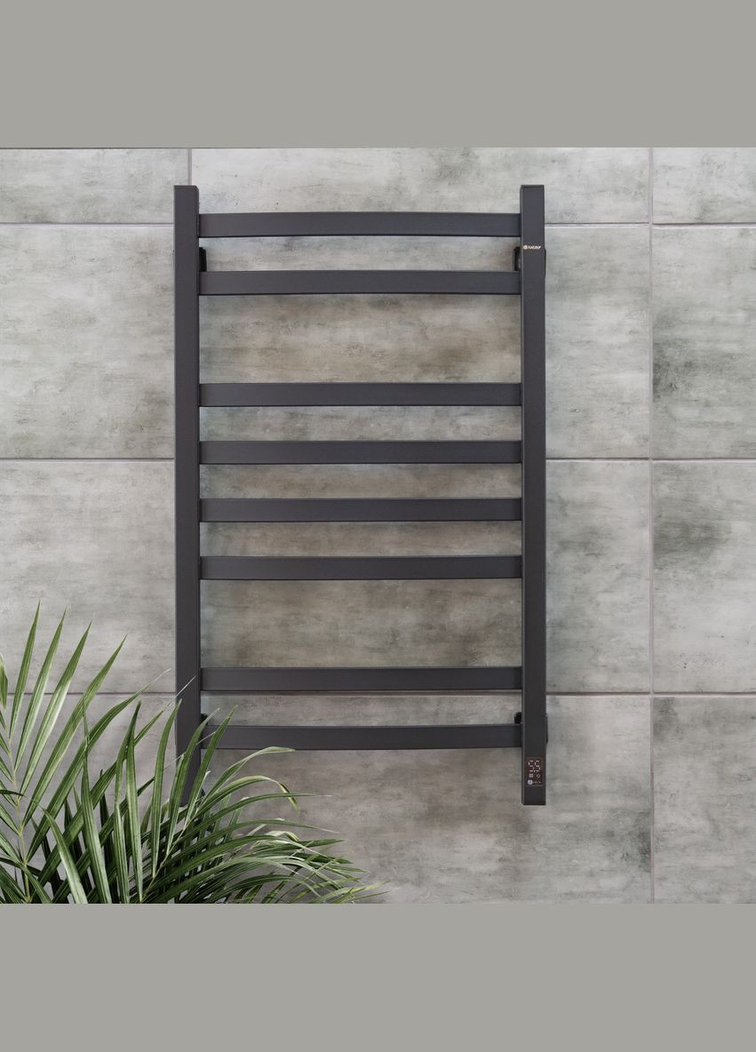 Полотенцесушитель электрический Avalon 480х800 Sensor левый, черный муар 12203153-4880 Navin (266903537)