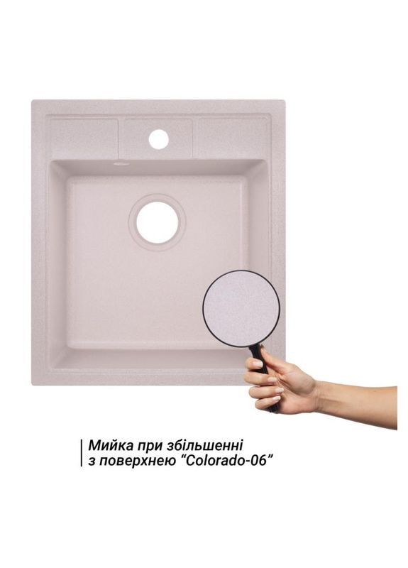 Кухонна мійка 460х515/200 COL-06 (LIDZCOL06460515200) LIDZ (392917844)