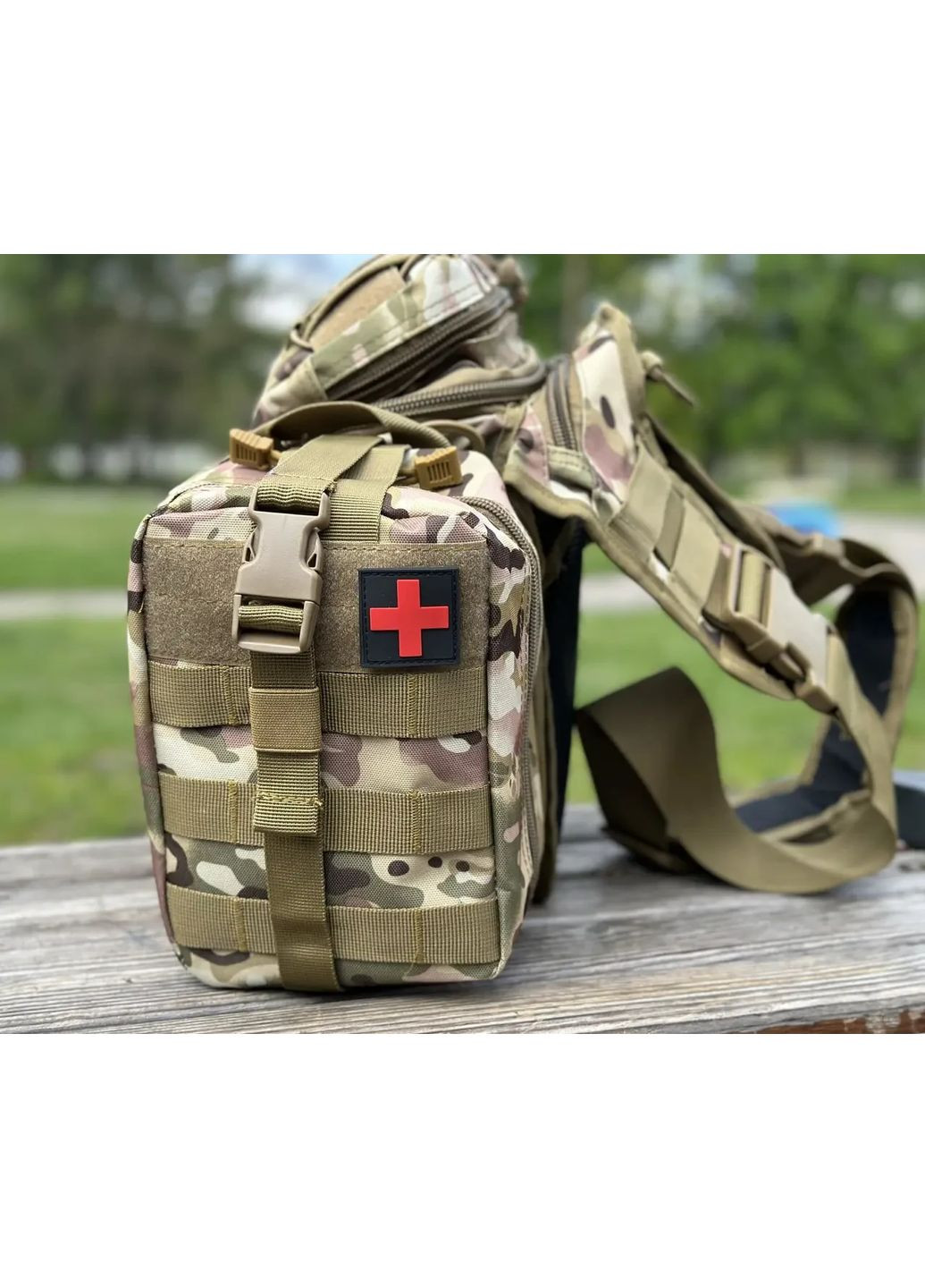 Аптечка тактична військова, аптечка підсумок Molle для медикаментів No Brand (361669483)