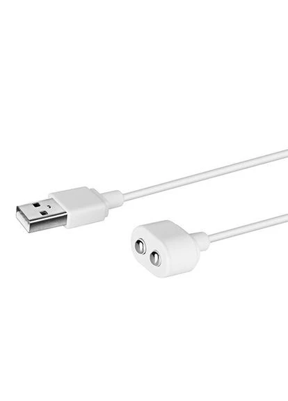 Зарядка (запасной кабель) для игрушек USB charging cable White (мятая упаковка!!!) Satisfyer (393811054)