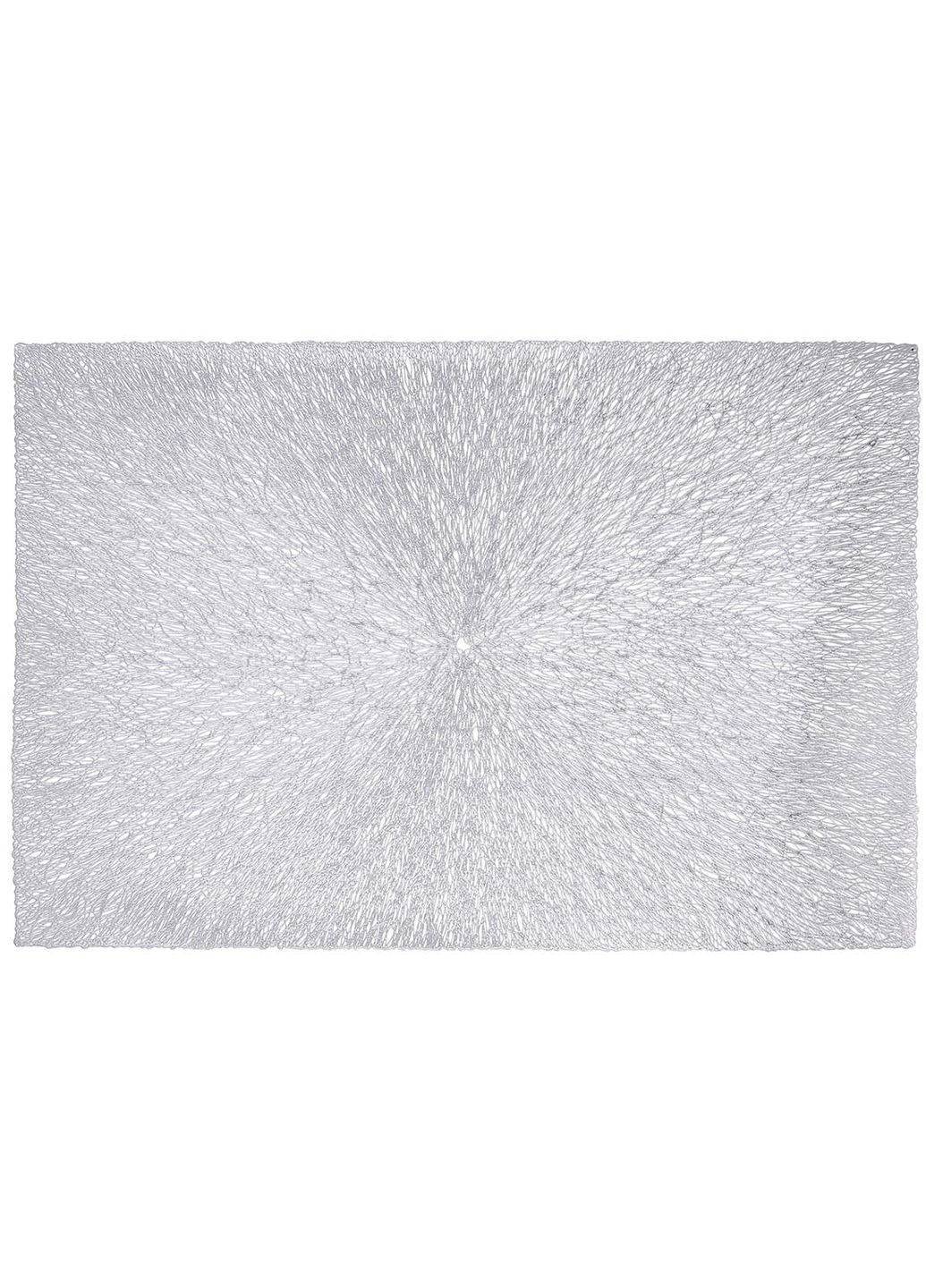 Салфетка сервировочная (плейсмат) Аjour серебро 30*45 см 445-006 BonaDi (342109727)