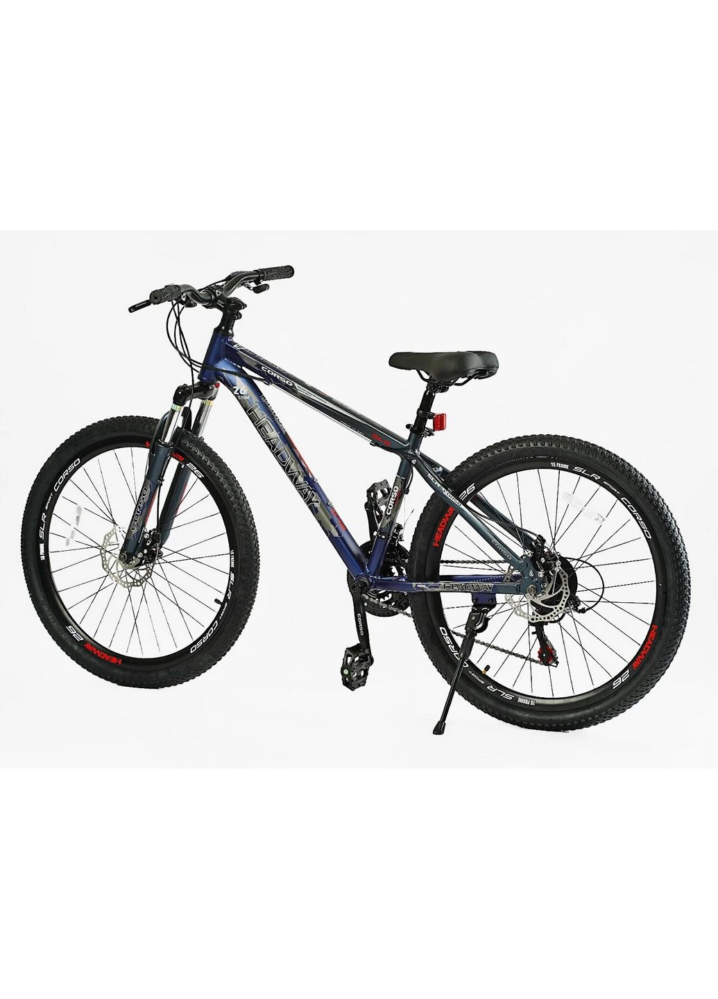 Велосипед спортивний HEADWAY, 21 швидкість, алюмінієва рама, обладнання Shimano зібраний Corso (288188557)