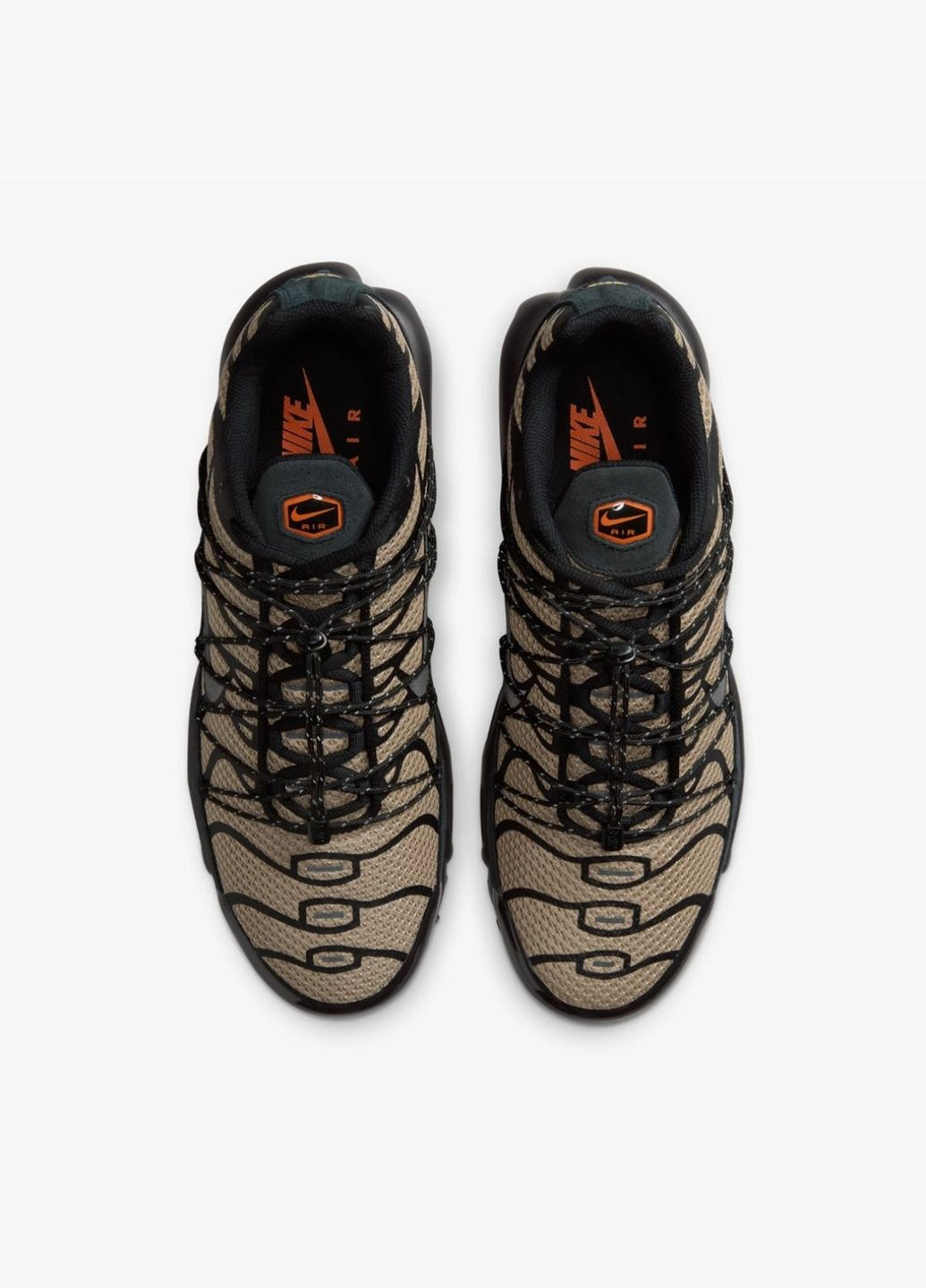 Коричневые мужские кроссовки air max plus utility brown/black fd0670-200 Nike