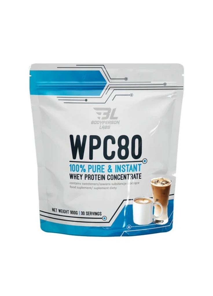 WPC80 - 900g Ice Coffe сывороточный протеин Bodyperson Labs (285793170)