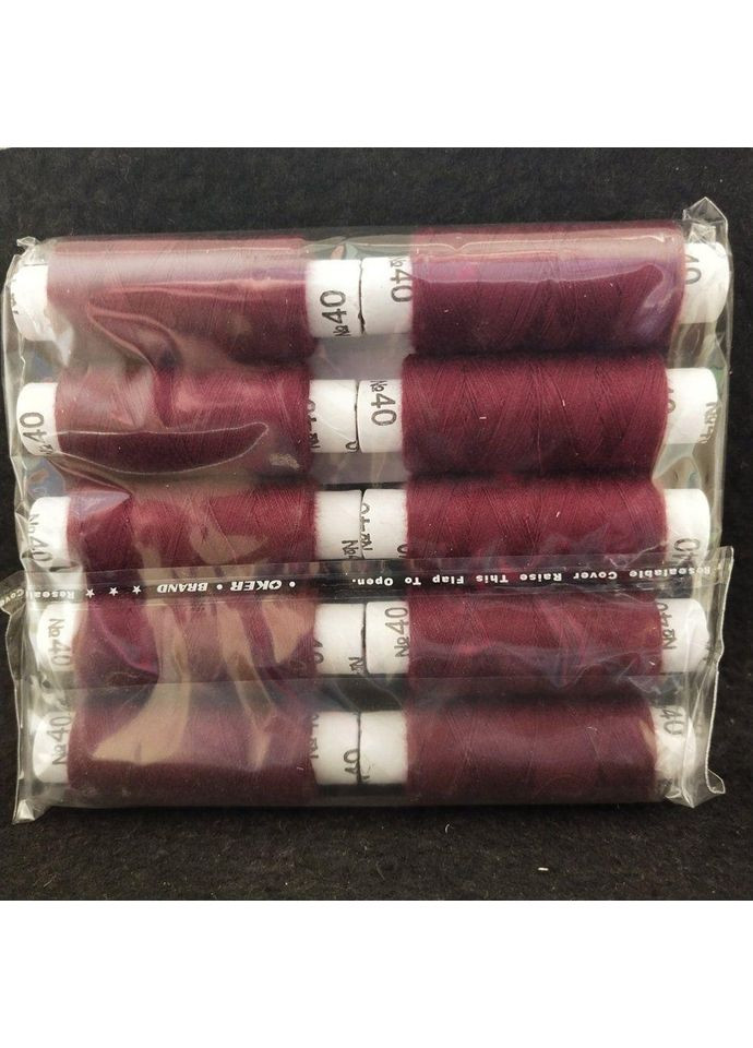 013 Нити в катушках, для шитья 100% полиэстер 40/2 (боб 200м) Plus-plus (354798512)