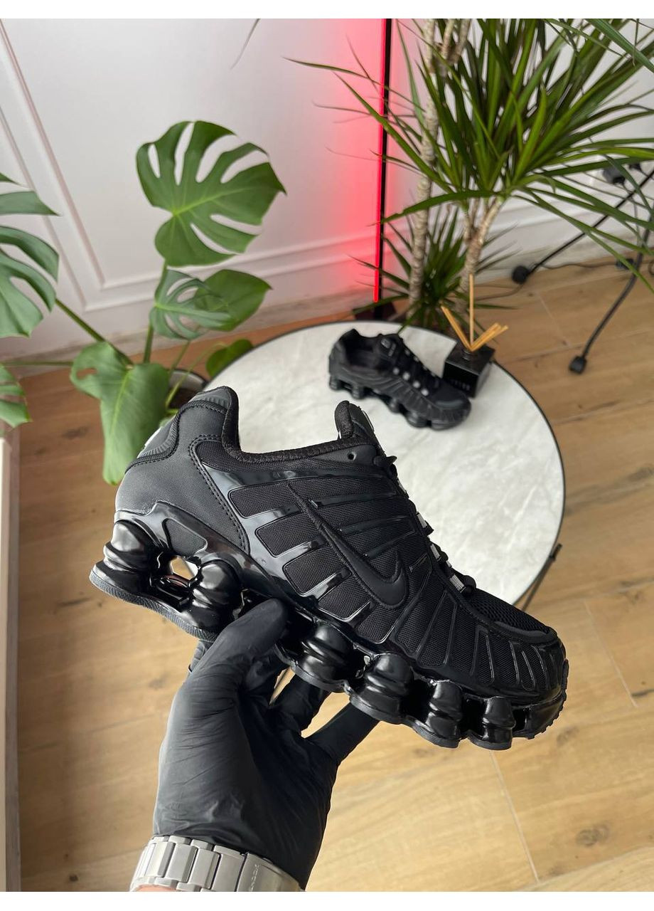 Кросівки жіночі і чоловічі Nike Shox TL Black | Найк Шокс ТЛ чорні No Brand чорні демісезони (362085049)
