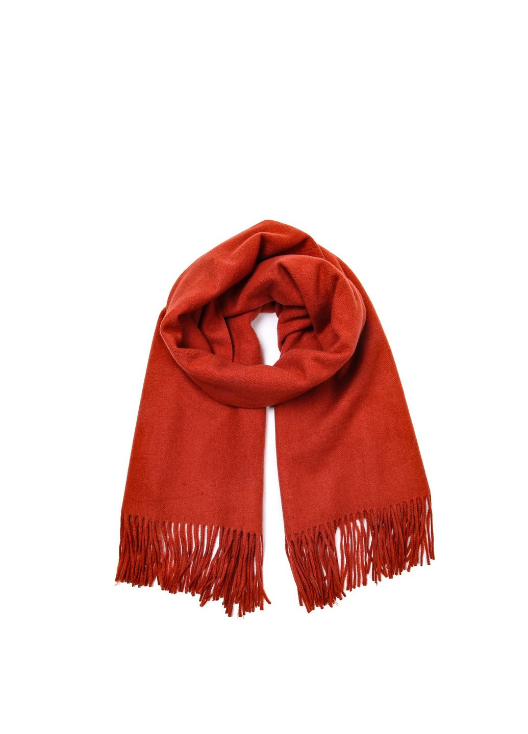 Палантин чоловічий однотонний кашемір помаранчевий ДОРОТІ 931-824 LuckyLOOK 931-824М (368221753)