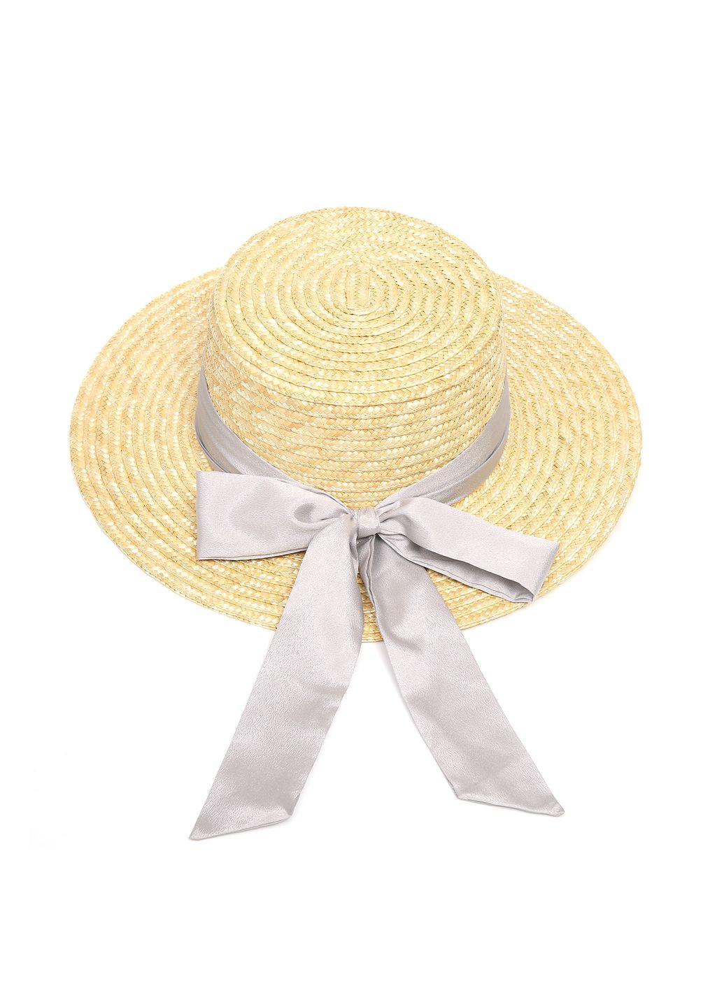 Шляпа канотье женская солома желтая PAMELA LuckyLOOK 855-558 (289478302)