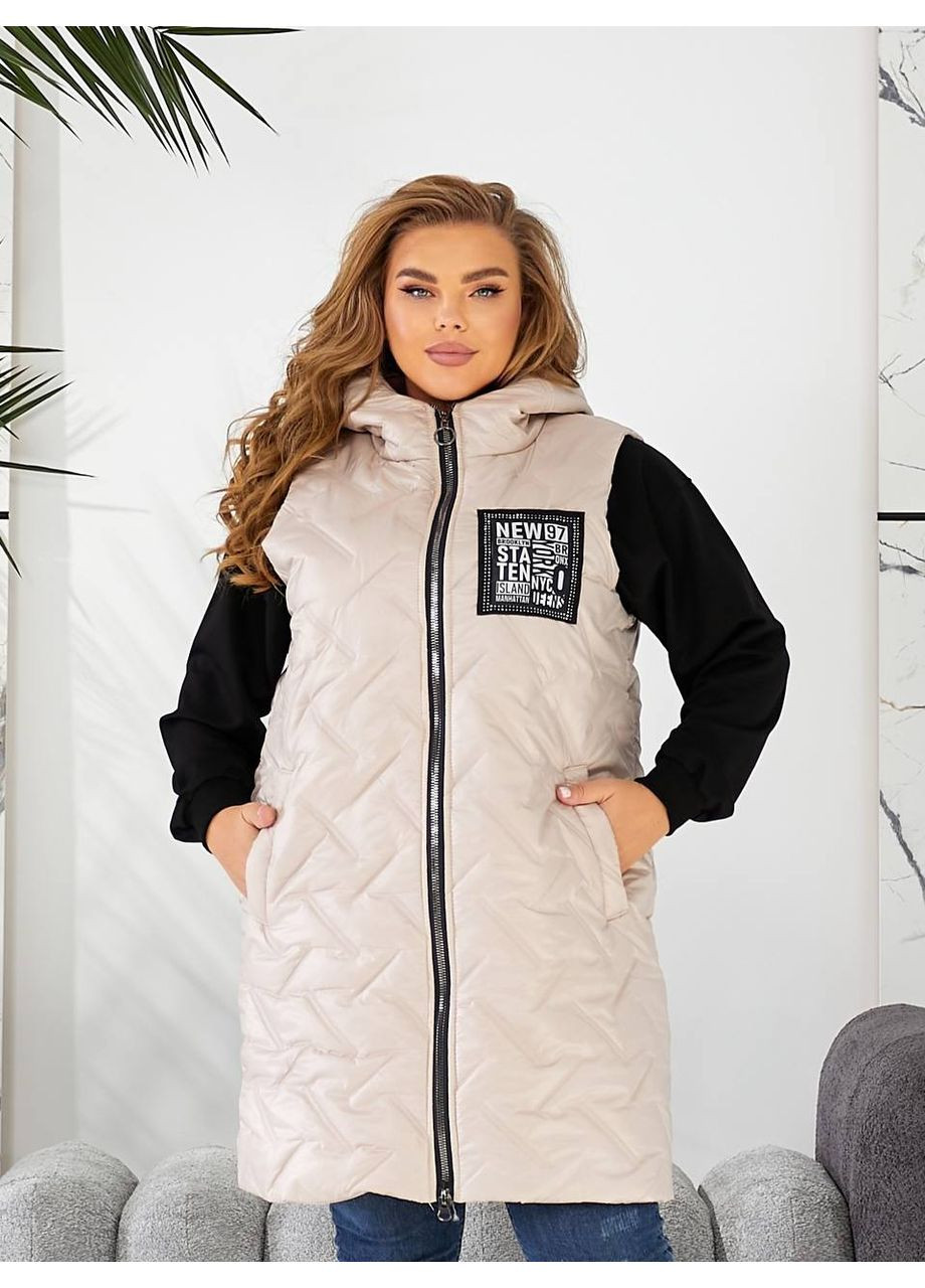 Жіночий подовжений жилет з кишенями New Trend (304647377)