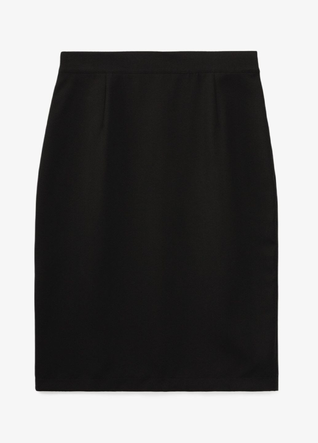 Черная однотонная юбка однотонная женская 2340 baza черный shop (2000989988731) On me