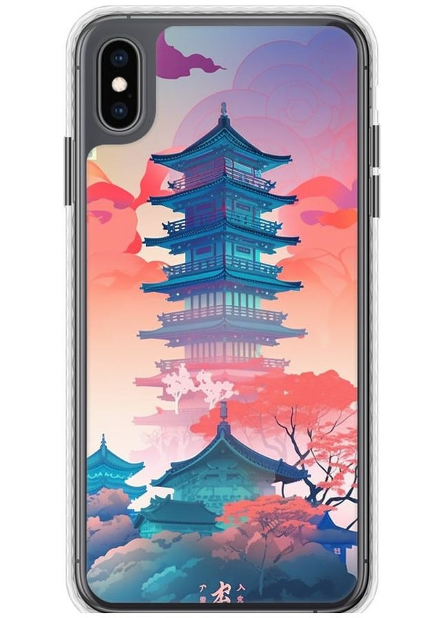 Чохол Bumper чохол 'Японія монастир' для Endorphone Apple iPhone XS Max (278239153)
